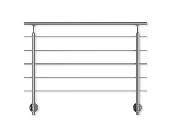 PS 011 Geländerset, Wandmontage, Handlauf Aluminium / Edelstahl PS 011 Geländerset, Wandmontage, Handlauf Aluminium / Edelstahl