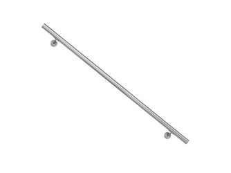 PS 050 Handlaufset, Wandmontage, Handlauf Aluminium PS 050 Handlaufset, Wandmontage, Handlauf Aluminium
