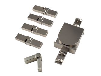 PS 302 Eckverbindungs-Set Aluminium eckig