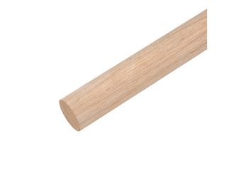 PS 3/40 - Handlauf Eiche weiß, geölt, Länge 200 cm, Handlauf rund Ø 40 mm