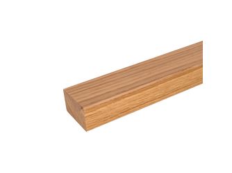 PS 3/R - Handlauf Eiche lackiert, Länge 200 cm, Handlauf rechteckig 50 x 30 mm