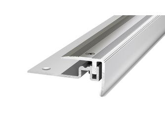 PS 400 Treppenkantenprofil für Belagstärken von 7 - 15mm 30x25x1000mm, Edelstahl poliert