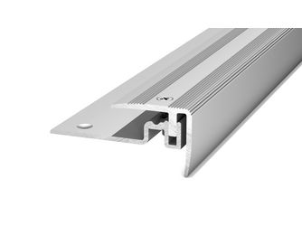 PS 400 Treppenkantenprofil für Belagstärken von 7 - 15mm 30x25x1000mm, silber
