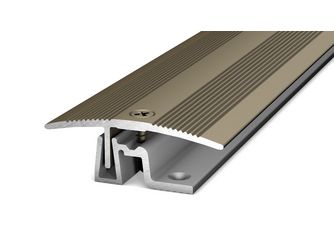 PS 400 Übergangsprofil für Belagstärken von 7 - 17,5mm 43x15x1000mm, Edelstahl matt PS 400 Übergangsprofil für Belagstärken von 7 - 17,5mm 43x15x1000mm, Edelstahl matt