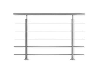 PS 500 Geländer-Set Edelstahl 1,50m, für Bodenmontage