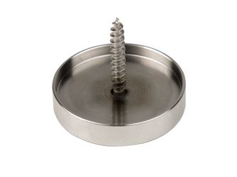 PS 912 Endkappe Edelstahl V2A für Holz-Handlauf Ø 40 mm