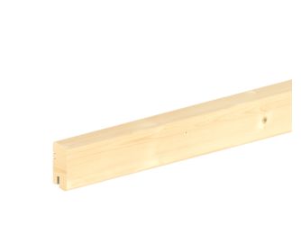 PURE Fassadensystem Fichte sf hobelf. gehobelt unbehandelt 27x68mm, 5,4m