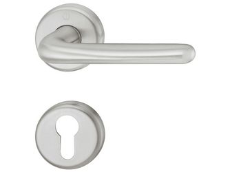 PZ-Garnitur 8 Edelst. matt 190x160x60mm Hoppe Cardiff E1850Z/17KV/17KVS Edelstahl