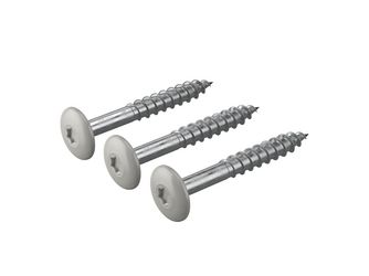 Panel Schrauben für Holzrahmen, ØxL 4,8x38mm Perlgrau (250 Stück/Paket) Panel Schrauben für Holzrahmen, ØxL 4,8x38mm Perlgrau (250 Stück/Paket)