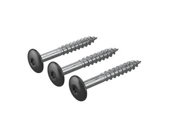 Panel Schrauben für Holzrahmen, ØxL 4,8x38mm Schwarz (250 Stück/Paket) Panel Schrauben für Holzrahmen, ØxL 4,8x38mm Schwarz (250 Stück/Paket)