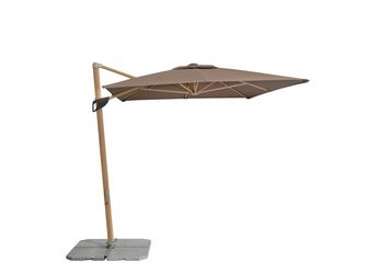 Pendelschirm ALU WOOD 300x220, ca. 300x220/8tlg. Esche hell, Design 846 greige
