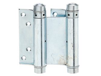 Pendeltürband, f.Türstärken von 25-30mm, blau verzinkt, Höhe 100mm, Karte à 1 St. Pendeltürband, f.Türstärken von 25-30mm, blau verzinkt, Höhe 100mm, Karte à 1 St.