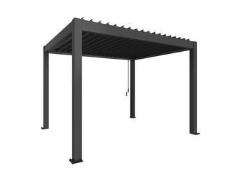 Pergola Gr. 3,5 x 3 dunkelgrau- metallic 3675x3120x2550mm
