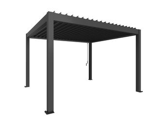 Pergola Gr. 4 x 3,5 dunkelgrau- metallic 4045x3675x2550mm