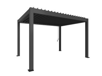 Pergola Gr. 4 x 3 dunkelgrau- metallic 4045x3120x2550mm