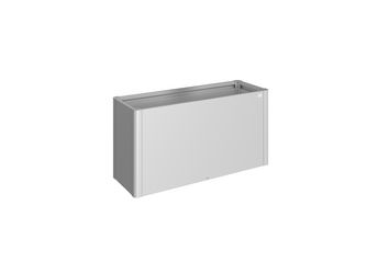 Pflanzbeet Belvedere MAXI Gr. 150 silber- metallic 1520x530x770mm