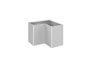 Pflanzbeet Belvedere MAXI Gr. L100 silber- metallic 1020x1020x770mm