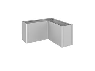 Pflanzbeet Belvedere MAXI Gr. L150 silber- metallic 1520x1520x770mm