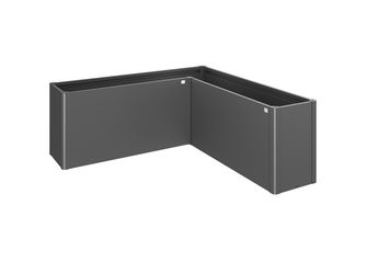 Pflanzbeet Belvedere MAXI Gr. L200 dunkelgrau- metallic 2010x2010x770mm