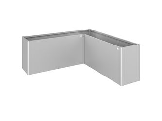 Pflanzbeet Belvedere MAXI Gr. L200 silber- metallic 2010x2010x770mm