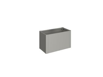 Pflanzbeet Belvedere MIDI Gr. 100 quarzgrau- metallic 1020x530x610mm