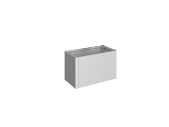 Pflanzbeet Belvedere MIDI Gr. 100 silber- metallic 1020x530x610mm