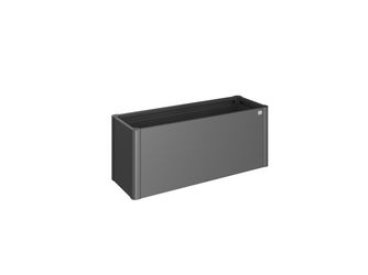 Pflanzbeet Belvedere MIDI Gr. 150 dunkelgrau- metallic 1520x530x610mm