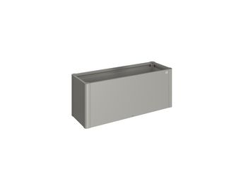 Pflanzbeet Belvedere MIDI Gr. 150 quarzgrau- metallic 1520x530x610mm