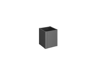 Pflanzbeet Belvedere MIDI Gr. 50 dunkelgrau- metallic 530x530x610mm