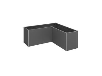 Pflanzbeet Belvedere MIDI Gr. L150 dunkelgrau- metallic 1520x1520x610mm