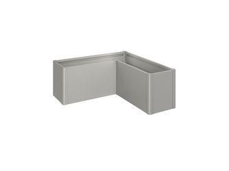 Pflanzbeet Belvedere MIDI Gr. L150 quarzgrau- metallic 1520x1520x610mm
