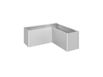 Pflanzbeet Belvedere MIDI Gr. L150 silber- metallic 1520x1520x610mm