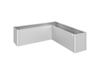 Pflanzbeet Belvedere MIDI Gr. L200 silber- metallic 2010x2010x610mm