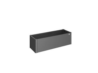 Pflanzbeet Belvedere MINI Gr. 150 dunkelgrau- metallic 1520x530x450mm