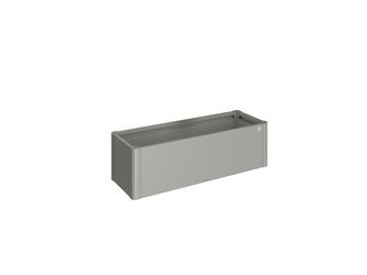 Pflanzbeet Belvedere MINI Gr. 150 quarzgrau- metallic 1520x530x450mm