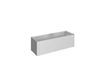 Pflanzbeet Belvedere MINI Gr. 150 silber- metallic 1520x530x450mm
