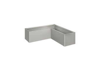 Pflanzbeet Belvedere MINI Gr. L150 quarzgrau- metallic 1520x1520x450mm