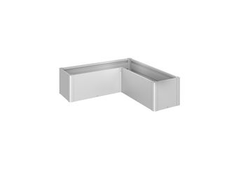 Pflanzbeet Belvedere MINI Gr. L150 silber- metallic 1520x1520x450mm