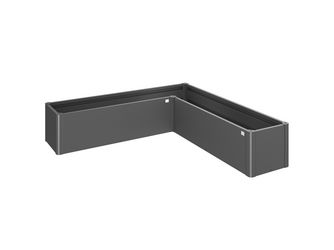 Pflanzbeet Belvedere MINI Gr. L200 dunkelgrau- metallic 2010x2010x450mm