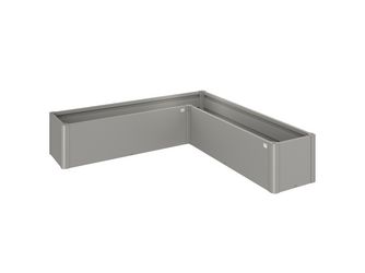 Pflanzbeet Belvedere MINI Gr. L200 quarzgrau- metallic 2010x2010x450mm