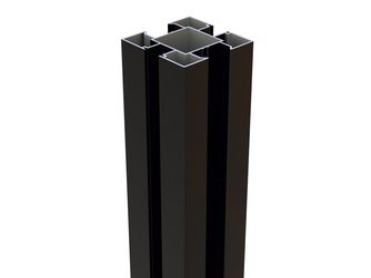 Aluminiumpfosten Typ C Anthrazit