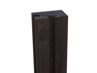 Pfosten Forsdal Eck Grau 10x14x220cm Kesseldruckimprägniert grau (verleimt)