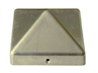 Pfostenkappe 111x111mm Alu blank