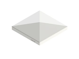 Pfostenkappe Dach Alu Typ D 10x10 mit Schrauben