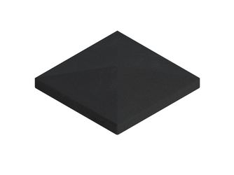 Pfostenkappe Dach Anthrazit 12x12 mit Schrauben