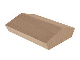 Pfostenkappe Forsdal Lärche UV-Schutz (vorbehandelt) 12,5 x 15 x 4,2 cm Pfostenkappe Forsdal Lärche UV-Schutz (vorbehandelt) 12,5 x 15 x 4,2 cm