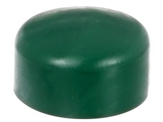 Pfostenkappe für runde Metallpfosten, Kst., grün, für Pfosten Ø60mm, VE10St. Pfostenkappe für runde Metallpfosten, Kst., grün, für Pfosten Ø60mm, VE10St.