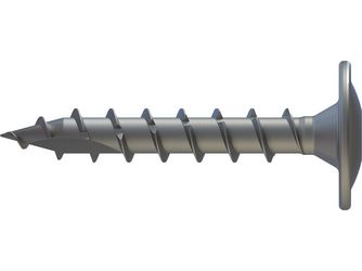 Pfostenschraube Tellerkopf TX 40  Stahl Ruspert silber