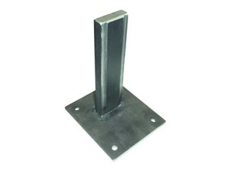 Pfostenträger für Steckzaun-Pfosten anthr. 150x150x230mm
