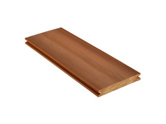 Terrassendiele WPC massiv Ipe Nuancen einseitig Holzstruktur, längsseitige Nut, PIAZZA MONDO - 21 x 140 mm